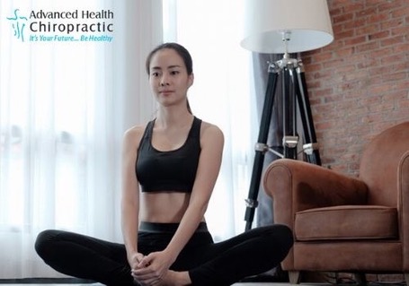Lady Practicing Yoga With Proper Posture